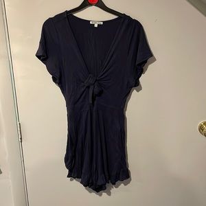 Navy Blue Romper
